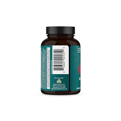Ancient Nutrition Adrenal Support with Ashwagandha Supplement, Helps Reduce Stress & Fatigue, Paleo and Keto Friendly, Gluten Free, 1300mg, 60 Capsules Ancient NutritionBuy Supplements Australia