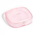 Slim Transparent Aligner Case with Magnetic Closure, Small Compact Retainer Holder Fits 
