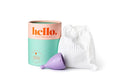 The Hello Cup Extra Small Menstrual Cup, BPA Free, Reusable, Hypoallergenic, Recyclable