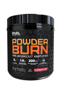 Rivalus Powder Burn - Watermelon Candy, 0.8 Pound - Intense Pre-Workout Energy