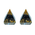 Mini Natural Crystal Pyramid Energy Generator Quartz Amethyst Reiki Healing Crystal Chakra