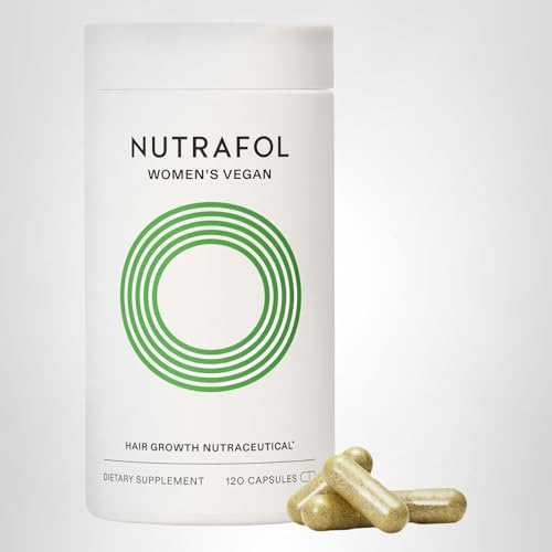 Nutrafol Women's Hair Growth Supplements, For Women 18-44 Years Old, Clinically Tested for Visibly Thicker, Stronger Hair, 100% Vegan Ingredients,