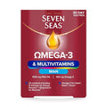 Seven Seas Omega-3 & Multivitamins Man, With B Vitamins and Magnesium, 30-Day Duo 