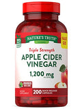 Nature's Truth Apple Cider Vinegar Capsules | 1200mg | 200 Pills | Extra Strength | Value Size