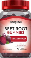 Beet Root Gummies | 60 Count | with Nitrates and Black Pepper Extract | Nitric Oxide