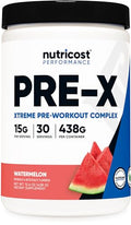 Nutricost Pre-Workout Xtreme, Watermelon, 30 Servings, Vegetarian, Non-GMO and Gluten