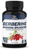 BMVINVOL 5-in-1 Berberine Supplement 6100mg with Ceylon Cinnamon, Gymnema Sylvestre