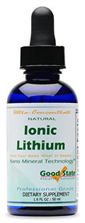 Good State Liquid Ionic Lithium Ultra Concentrate (10 drops equals 500 mcg