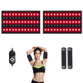 NEXTWOOD 660nm and 850nm Infrared Red Light Arm Therapy Wrap Belt with Timer & Brightness Setting Red