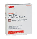 Rugby Extra Strength Topical Analgesic 5% Menthol Cold/Hot Patch - 5 Patches RUGBY LABORATORIESBuy Supplements Australia