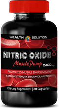 Muscle Pump pre Workout - Nitric Oxide 2400mg Muscle Pump, Extreme Strength