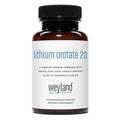 Lithium Orotate 20mg (1 Bottle), 60 Vegetarian Capsules, Lithium Supple