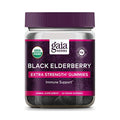 Gaia Herbs Black Elderberry (Sambucus Nigra) Extra Strength Gummies 