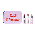 Glossier Mini Ultralip Trio Holiday Gift Set: Pony+, Villa+, Trophy – High-Shine Hydrating Lipstick Minis 0.16 oz GlossierBuy Supplements Australia