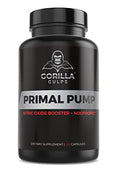 Gorilla Gulps - Primal Pump Nitric Oxide Supplement Nootropic 1500mg Nitrosigine L