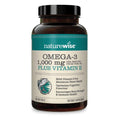 NatureWise High-Potency 1000mg Omega 3 with 600mg EPA, 400mg DHA, & Vitamin E 