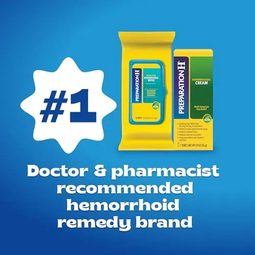 Preparation H Hemorrhoid Flushable Wipes with Witch Hazel for Skin Irritation Relief - 96 Count Preparation HBuy Supplements Australia