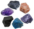 Weight Loss Crystals and Stone Sets Manifestation, Set of 6 Black Tourmaline, Amethyst