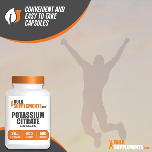 BulkSupplements.com Potassium Citrate Capsules - Potassium Supplement, Potassium BULKSUPPLEMENTS.COMBuy Supplements Australia