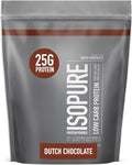 Isopure Dutch Chocolate Whey Isolate Protein Powder with Vitamin C & Zinc for Immune 
