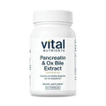 Vital Nutrients Pancreatin and Ox Bile Extract | Natural Digestive Enzyme Vital NutrientsBuy Supplements Australia