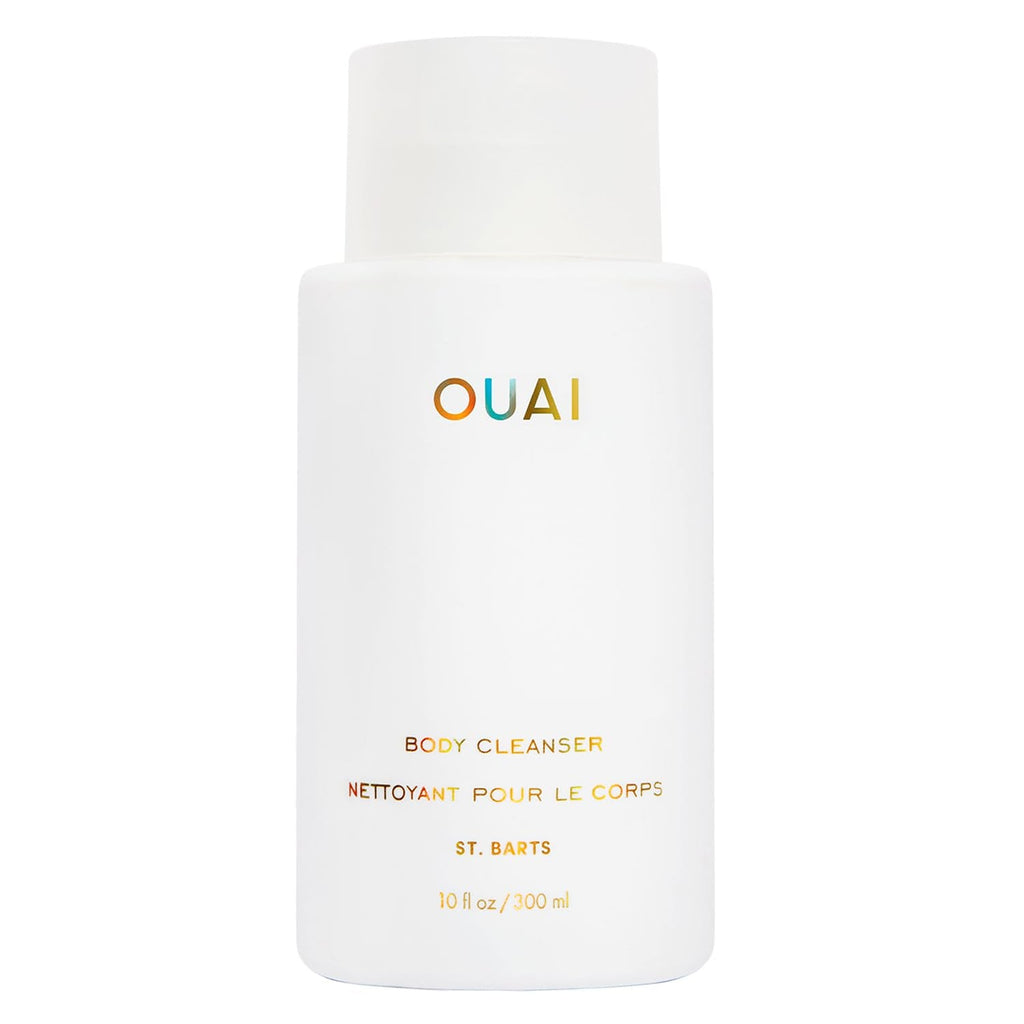 OUAI Body Cleanser, St. Barts - Foaming Body Wash with Jojoba Oil and Rosehip Oil to Hydrate, Nurture, Balance and Soften Skin - Paraben