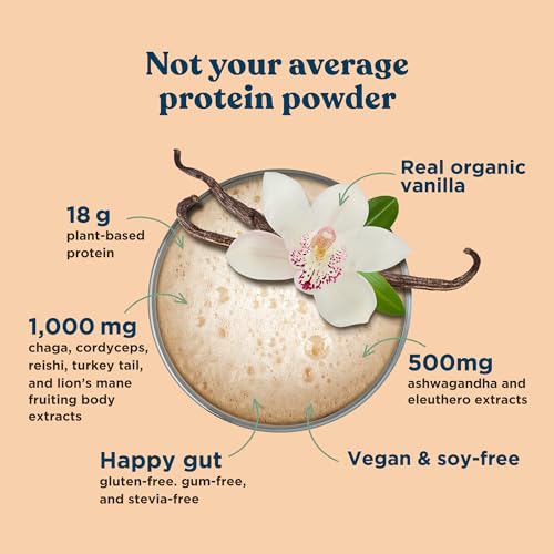 Four Sigmatic Organic Vegan Protein Powder | 18g Plant-Based Protein per Serving Four SigmaticBuy Supplements Australia