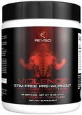 VIOLENCE Stim Free Pre Workout Powder by REVSCI, Precision Dosed Non Stim Preworkout