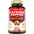 Mecisco 6in1 Cayenne Pepper Capsules Organic with Ginger Root, Beet Root, and Black Pepper