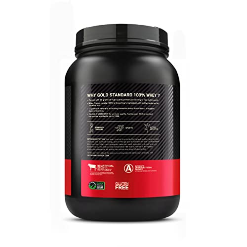 Optimum Nutrition Gold Standard 100% Whey Protein Powder, Strawberries & Cream Optimum NutritionBuy Supplements Australia