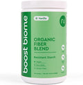 Boost Biome Fiber Supplement Organic Super Greens Powder – Supports Bloating Relief