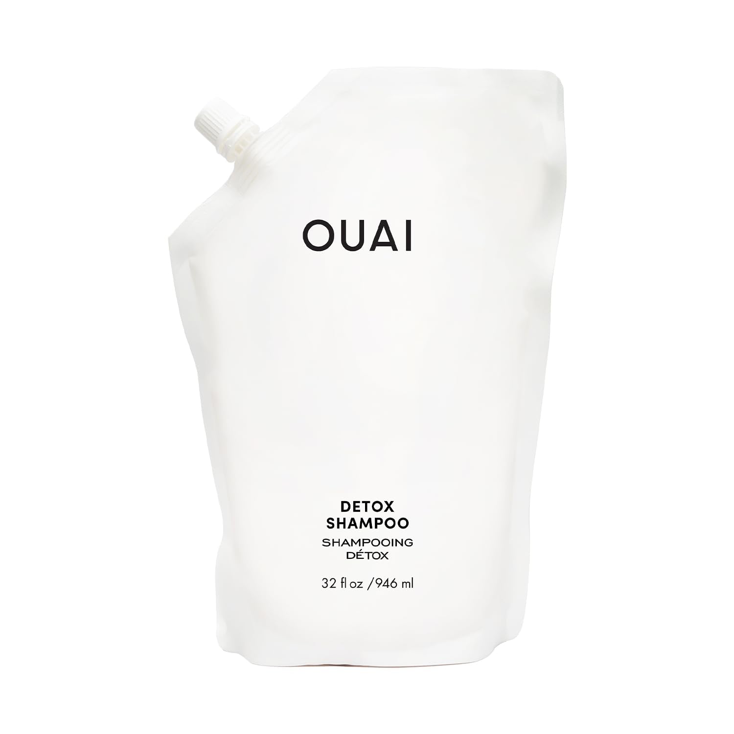 OUAI Detox Shampoo Refill - Clarifying Shampoo for Build Up, Dirt, Oil, Product and Hard Water - Apple Cider Vinegar & Keratin for Clean, Refreshed Hair - Sulfate-Free Hair Care (32 oz) OUAIBuy Supplements Australia