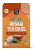 FGO Organic Assam Tea, Eco-Conscious Tea Bags, 100 Count, Packaging May Vary 