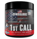DownRange Supplements 1st Call Pre Workout Powder, Preworkout for Men and Women