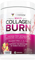 Multi Collagen Burn: Multi-Type Hydrolyzed Collagen Protein Peptides with Hyaluronic Acid