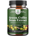 Pure Green Coffee Bean Extract - 800 mg Green Coffee Extract Caffeine Energy Pills 
