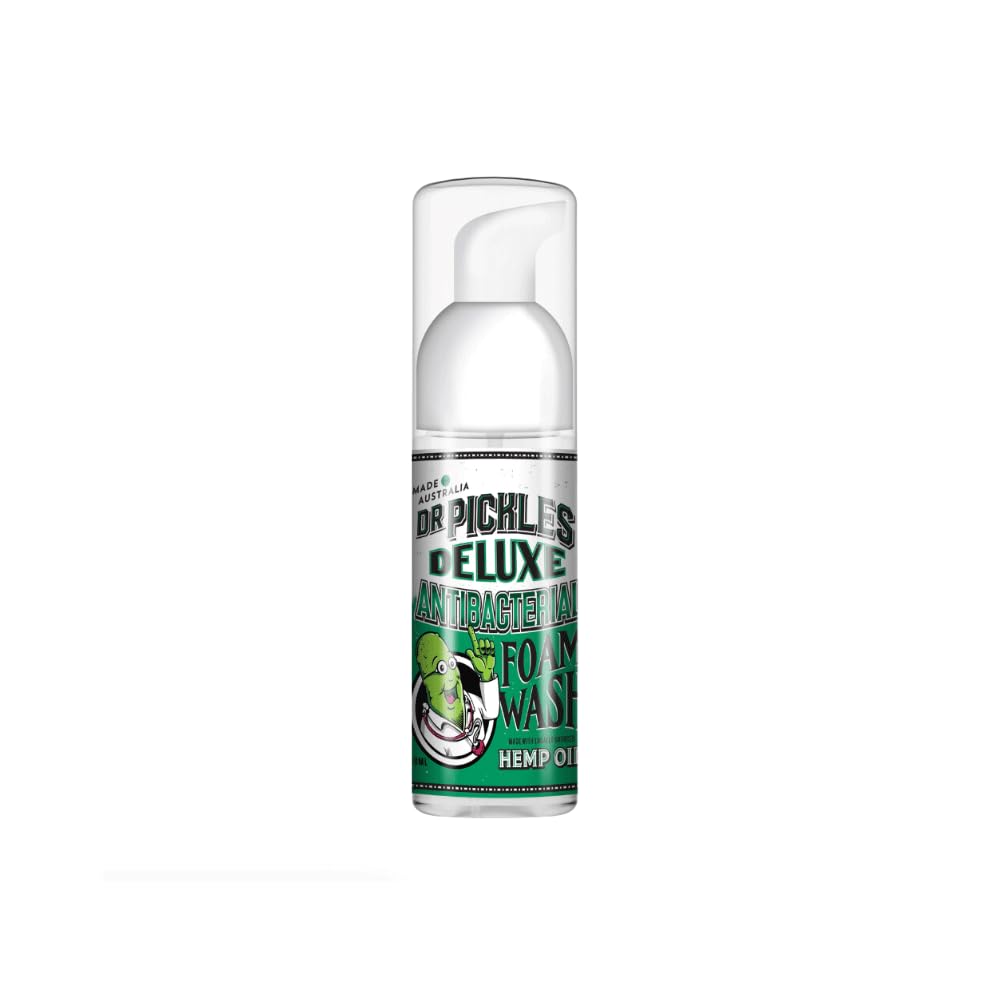 Dr Pickles Foaming Tattoo Wash 1.7 oz – Antibacterial Tattoo Cleanser for New Tattoos & Piercings, Aloe & Hemp Infused, Gentle Antiseptic Soap, Vegan Aftercare Foam, Soothing Skin Healing Wash Dr Pickles Original Formula buy supplements Au
