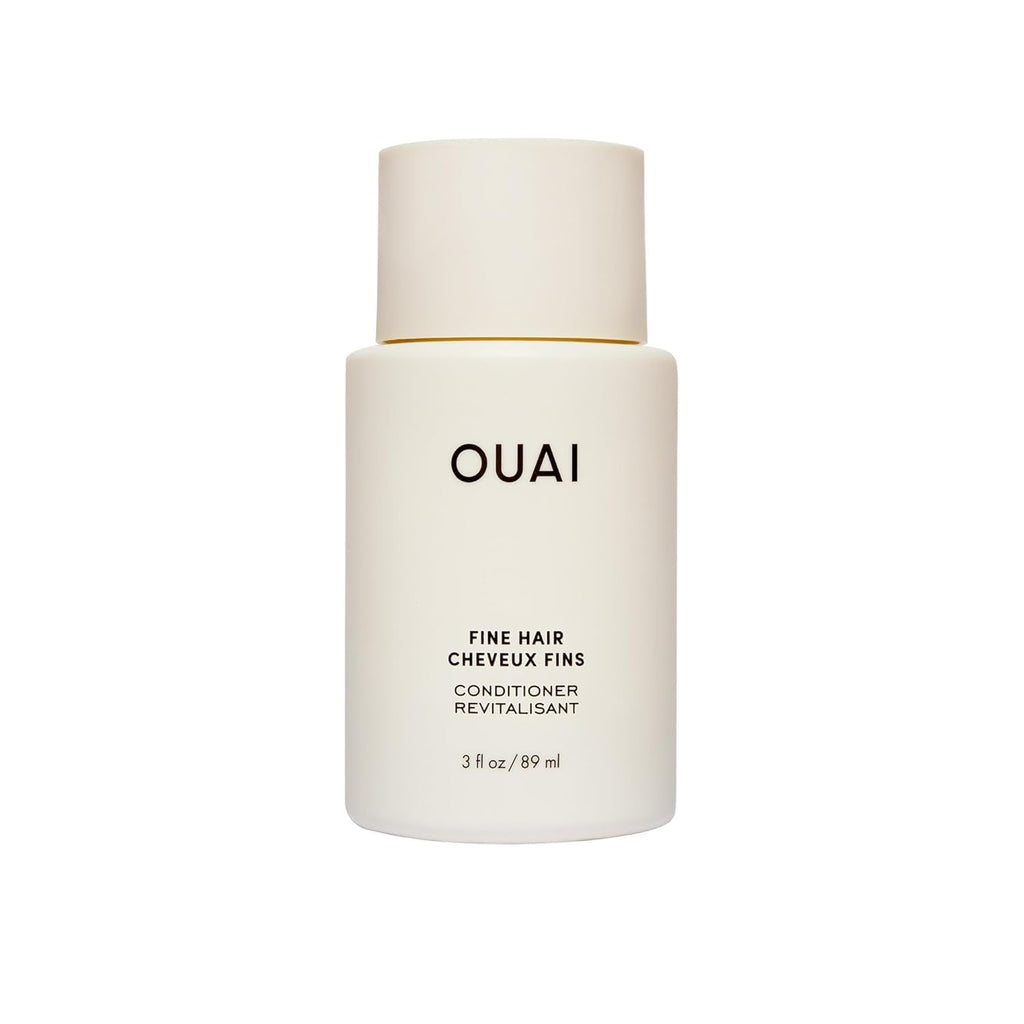 OUAI Fine Hair Conditioner Travel Size - Volumizing Conditioner for Fine Hair with Keratin, Biotin & Chia Seed Oil - Adds Softness, Bounce & Volume - Free from Parabens, Sulfates & Phthalates (3 Oz) OUAIBuy Supplements Australia