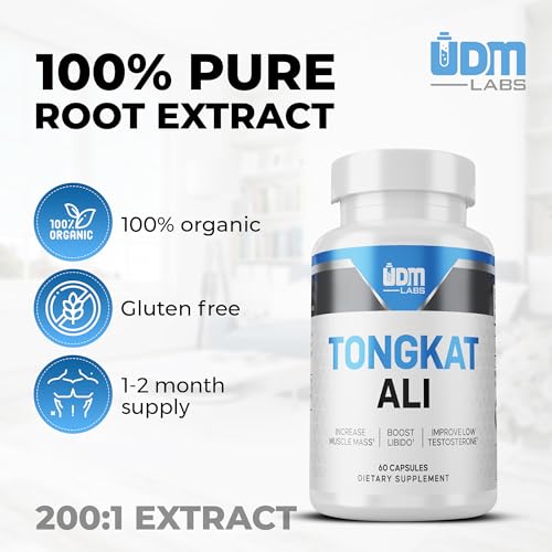 UDMLABS TonAli Capsules | 200:1 Extract | 60 Capsules GenericBuy Supplements Australia