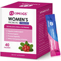 OMOGS Women's Probiotic,120-Billion-CFUs, 18 Strains, with 3 Prebiotics and Cranberry 