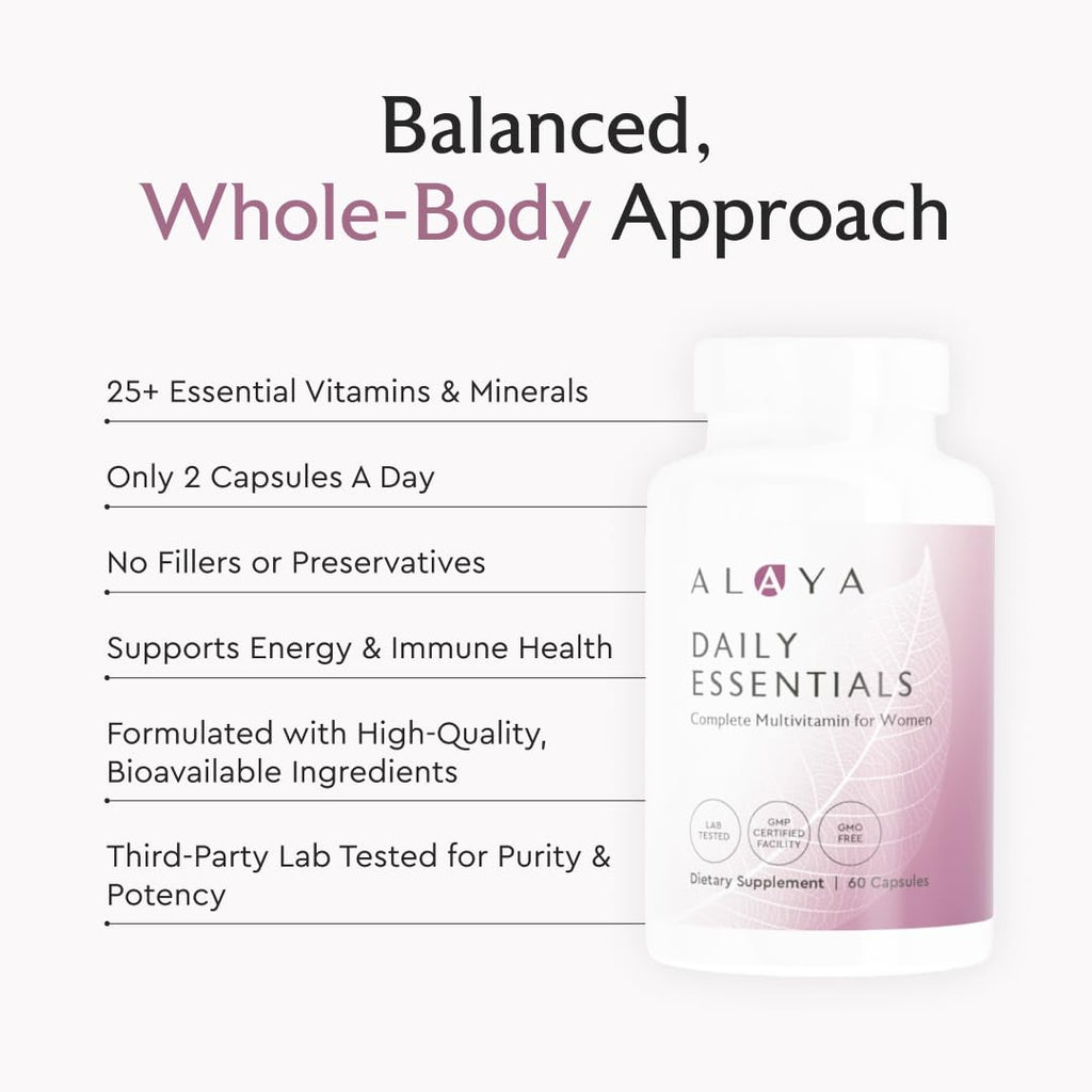 Alaya Naturals Daily Essentials Multivitamin for Women Alaya NaturalsBuy Supplements Australia