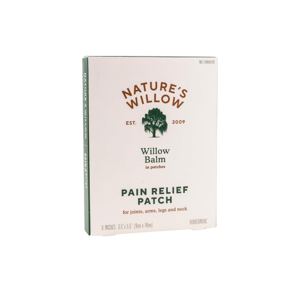 Nature's Willow Relief Patches – Fast-Acting, Plant-Based Topical Solution to Help with Sore Muscles & Joints | 6 Patches per Pack | 1-Pack Nature's WillowBuy Supplements Australia