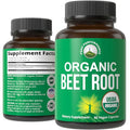 USDA Organic Beet Root Vegan Capsules. Beets Juice Powder Super Food Pills 1200 mg