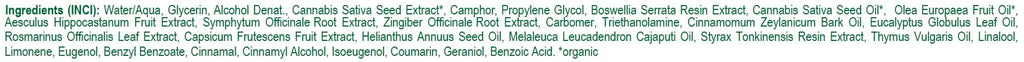 Annabis ACTIVECANN Natural Vegan Joint & Muscle Warming Gel with Organic Hemp - Quick Absorbing - Non-Sticky - Neck and Back, Elbows and Knees, Muscles and Joints AnnabisBuy Supplements Australia