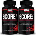 FORCE FACTOR Score!, 2-Pack, Nitric Oxide Supplement for Men, Nitric Oxide Booster