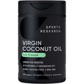 Sports Research® Organic Coconut Oil Capsules 3000MG - Cold Pressed Extra Virgin Coconut Oil with Medium Chain Triglycerides (MCTs) - Vegan Friendly & Non-GMO Verified - 120 Softgels Sports Research buy supplements Au