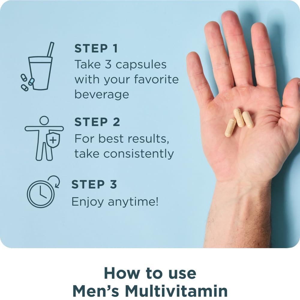 Ancient Nutrition Multivitamin for Men, Multi Men's, Methylated Vitamin D, C, E, B12, Zinc, Magnesium, Supports Healthy Immune System and Bone Health, 90 Ct Ancient Nutrition buy supplements Au