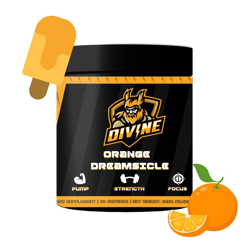 Orange Dreamsicle Pre Workout | The Best Tasting Pre Workout | Intense Increased Endurance