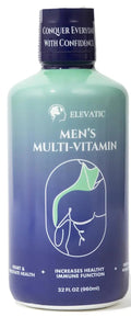 Elevatic Multivitamin for Men | 32 Fl.oz (960ml) | Superior Tasting | All Natural | Energy Booster Liquid Multivitamin ElevaticBuy Supplements Australia