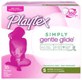Playtex Simply Gentle Glide Unscented Tampons, Super Absorbency, 36 Count (Pack of 1)